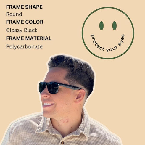 ShadyVEU Very Dark Category 4 Sunglasses for Light Sensitive Eyes UV400 Darkest Eyewear...