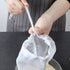 6 Pack - 200 Mesh Fine Mesh Strainer & Nut Milk Bags, Reusable Food Strainer - Food Grade BPA-Free - Ultra Strong Fine Nylon Mesh - Nutmilk, Juice...