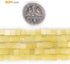GEM-Inside 4mm Natural Lemon Green Stone Semi Precious Square Healing Beads for Jewelry Making DIY Handmade Craft Supplies 15"...