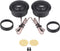 Qiilu Audio Speaker,Pair of 12V 120W Car Mini Super Power Loud Dome Audio Speaker Tweeter Loudspeaker Horn......