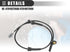 Motoforti Front Right ABS Sensor, Wheel Speed Sensor, for Nissan Sentra 2009-2012, Plastic, NO.47910ZT00A/47910ET000, Black...