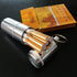 Joint case Mini Aluminum Cigarette Case Holder with Key Ring Metal Waterproof Round Cigarettes Pocket Box...