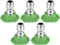 X AUTOHAUX 25 Degrees High Pressure Washer Spray Nozzle Tips Quick Connector Green 5 Pcs...