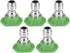 X AUTOHAUX 25 Degrees High Pressure Washer Spray Nozzle Tips Quick Connector Green 5 Pcs...