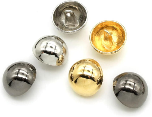 60Pieces 15mm Round Sewing Buttons, Mushroom Domed Buttons Half Round Button for DIY Project...