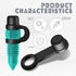 4PCS Brake Bleeder Rubber Caps, Rubber Dust Cover Dust Screw Cap, Universal Brake Bleeder Screw Caps, Automotive Brake Bleeder Screw Cap Replaceme...