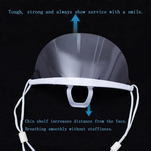 2PCS Adjustable Chef Hats with Removable PET Anti-Fog Sheet Mask - Pure Cotton, Reusable, and Washable for Kitchen or BBQ Black...