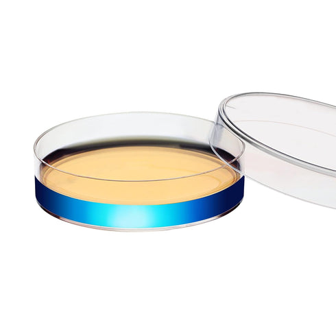 Sterile Plastic Petri Dishes with Lid, 10 PCS of Dia.90mm*15mm Clear Petri Plate Bulk, with 3 Vents for Classroom, Laboratory,Science Party, PPD90...