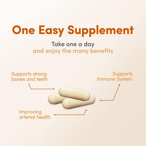 ADK 10-90 Capsules I Vitamin D3 K2 & A, Multivitamin Supplement for Stronger Bones, Teeth & Heart* and Normal Blood Pressure*, High Potency Vitami...