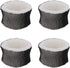 HWF62 Humidifier Filter A for Holmes - Replacement for Holmes Sunbeam Humidifier Filter A, Replaces HWF62 HWF62CS HWF62D SF212, Fits Humidifier Models SCM1100, SCM1701, SCM1702, SCM1762 (4 Pack)