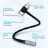 Lightn-ing & USB-C to 3.5 mm Headphone Jack Adapter 2-in-1 Headphone Adapter for iPhone Type C to 3.5mm Female Headphone Jack Adapter for i-pad/iP...