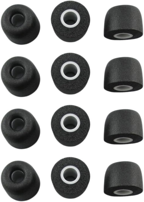 Zotech 6 Pair Memory Foam Replacement Earbuds, Ear Tips for JayBird BlueBuds X, X2 & X3 Sport Headphones (Large)...