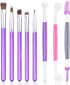 WAFJAMF 8 Pcs Cake Decoration Brushes Tools Set, Cookie Decorating Supplies Kit, Food Paint Brush with Double Head Fondant Gum Paste Tool for DIY ...