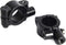 7/8" Handlebar Mirror Mount Clamps Accessories Black Motorcycle Rearview Side Mirrors Adapter(10mm)...