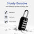 4 Digit Combination Lock Outdoor Padlock for School Gym Locker Outdoor Waterproof Padlock for School Gym Locker, Storage Unit,Garages, Sports Lock...