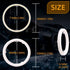 Qasim 1-Pair 80MM White+Amber Switchback 102SMD 4014 LED Halo Ring Angel Eyes Led Lights 12V...