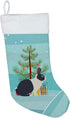 Caroline's Treasures BB9325CS Dutch Rabbit Christmas Christmas Stocking, Teal Fireplace Hanging Stockings Christmas Season Party Decor Family Holi...