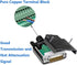 DB15 Solderless Male RS232 D-SUB Serial Adapters, 16mm thinner 15 Pin Port Terminal Solderfree Breakout Board Connector with Case Accessories...