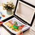 Kids Art Frame Front Opening Kids Artwork Frames Changeable Display 6.1x9.6 with Mat or 7.5x10.8 Without Mat Kid Artwork Picture Frames for Kids A...