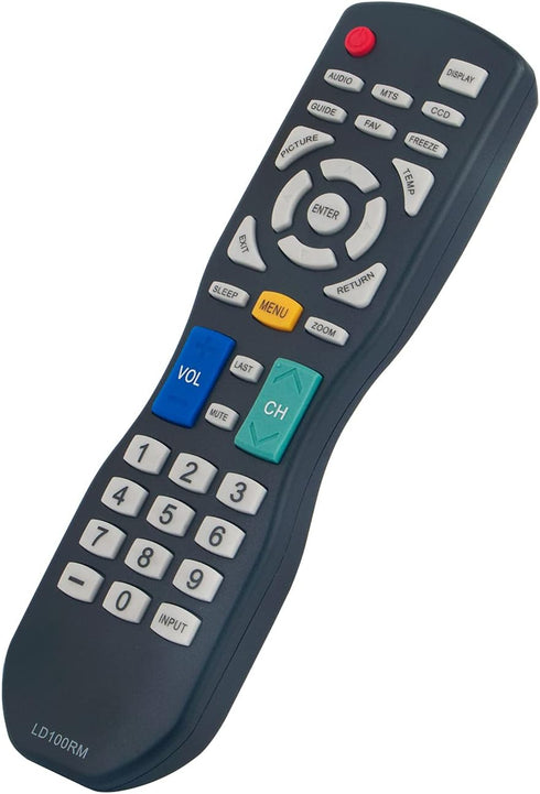 LD100RM Replace Remote Control fit for Apex Digital LED LCD TV LD3249 LD3288 LD3288M LD3288T LD4077 LD4088 LD4688 LD4688T LE3212 JE3708 LE3212D LE...