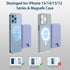 AUROX for Magsafe Wallet, Magnetic Wallet for iPhone 15/14/13/12 Series, Magnetic Card Wallet Holder Compatible with PopSocket Phone Grips, Exclud...
