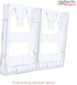 Deflecto Lit Loc Interlocking Magazine Holder, Clear, 11-1/4" x 9” x 1-1/4" (772001)...