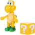 Super Mario Nintendo 4-Inch Green Koopa Troopa Poseable Figure with Question Block Accessory. Ages 3+ (Officially licensed)...