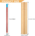 Assorted Colors Wooden Chalk Pencils with Sharpener and Kraft Paper Container, 12 Pcs...