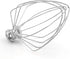 KN256WW 6 QT Wire Whip Stainless Steel for KitchenAid Stand Mixer Accessory Replacement, Egg Cream Stirrer, Cakes Mayonnaise Whisk...