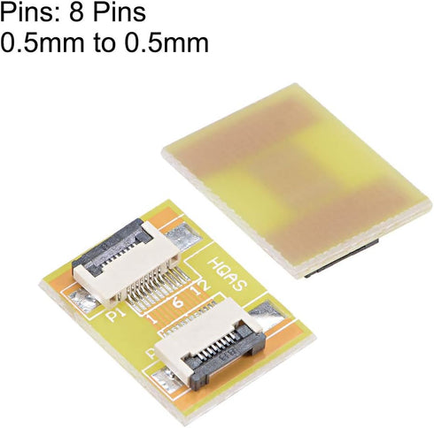 uxcell 0.5mm Pitch 8 Pin to 8 Pin Extension Connector Adapter for FFC FPC Cable Extend Zip HDD...