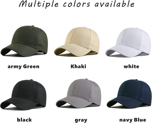 Oversize Baseball Cap XXL big head hats for men large head hats Dad Hat Adjustable 23.6"-26.8"...