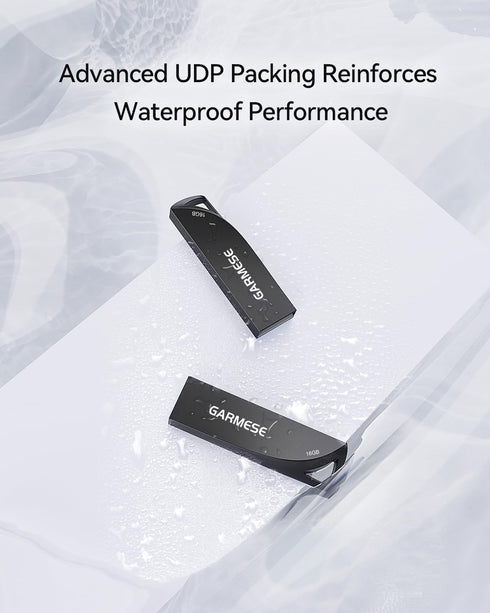 16GB USB Flash Drives 5 Pack Waterproof Metal USB Memory Stick Slim USB 2.0 Flash Drive, Portable Pen Drive Thumb Drive with Keychain Hole Jump Dr...