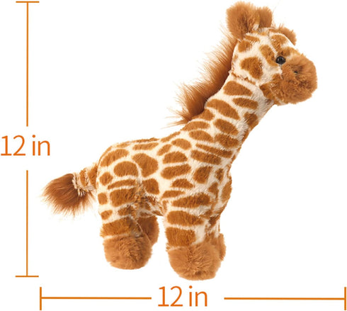 Apricot Lamb Toys Plush Brown Grassland Giraffe Stuffed Animal Soft Cuddly Perfect for Child (Brown Giraffe,12 Inches)...