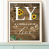Family Sunflower Butterfly Wall Decor, Inspirational Family a Little Bit of Crazy Loud Love Rustic Wood Sign Wall Art for Living Room Set of 3(8"X...