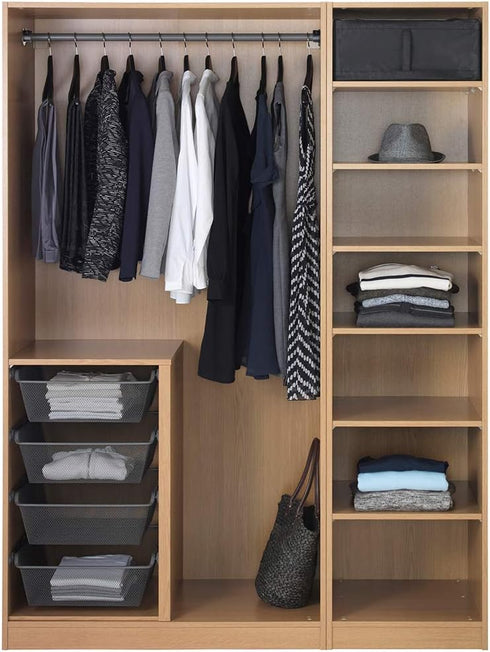 OwnMy 4 Packs Closet Rod End Supports 1-1/2" Diameter, U Shaped Stainless Steel Closet Pole Sockets Flange Rod Holder for Closet Wardrobe Shower C...