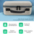 Hard Travel Case for Samsung The Freestyle Projector, Carrying Case Compatible with 30” - 100” The Freestyle 2nd Gen EVA Hard Bag...