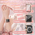 top4cus 40mm Case Compatible with Apple Watch, with Built-in Tempered Glass Screen Protector, PC Cover for iWatch Series 9/8/7/SE 2rd SE 6 5 4/3 2...