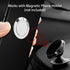 Upgraded World's Slimmest Phone Ring Holder, Tomorotec Ultra Thin Cell Phone Ring Stand Magnetic Car Mount Hook Matte Center Compatible for iPhone...
