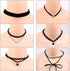 shynek Choker Necklace for Women, 12 Pcs Black Choker Necklace Set Black Lace Tattoo Velvet Chokers for Women and Teen Girls...