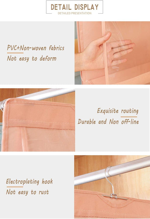AARAINBOW 1 Pack Hanging Handbag Purse Organizer, Hand Bag Organizer Space Saving, 8 Pockets Wardrobe Organizer, Purse Holder for Closet, 46 L x 1...