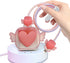 Wings Cable Protector for Apple Charger with Cute 3D Pink Love Heart Design, Data Line USB Charger Cover Wire Cord Saver DIY Charger Protector Com...