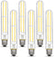 T10 Dimmable Edison Bulb, Natural Daylight 4000K Light Bulbs, E26 Base, 6W Equal 60 watt, 700LM, Tubular Led Bulb for Rustic Pendant, Wall sconces...