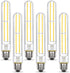 T10 Dimmable Edison Bulb, Natural Daylight 4000K Light Bulbs, E26 Base, 6W Equal 60 watt, 700LM, Tubular Led Bulb for Rustic Pendant, Wall sconces...
