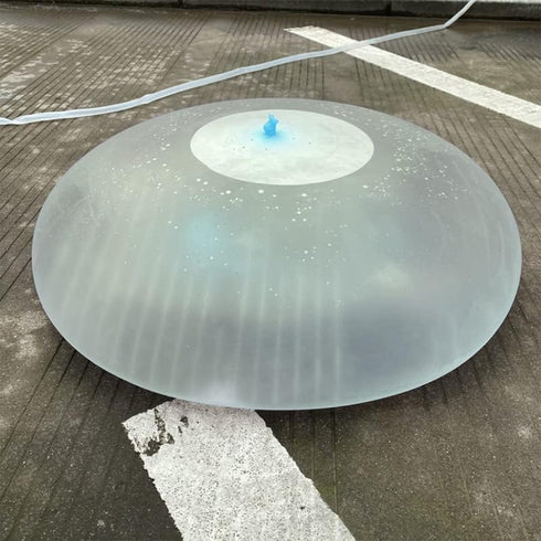 47'' Giant Bubble Ball for Adults Inflatable Fun Ball Water Injection Bubble Ball Balloons Beach Garden Ball Soft Rubber Ball for Outdoor Indoor P...