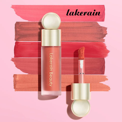 3 Pcs Soft Liquid Blush, Beauty Makeup for Long-Lasting, Natural Skin Tint, Moisturizing Face Stick for Cheek, Matte Finish Looking(#02Happy+#03Ho...