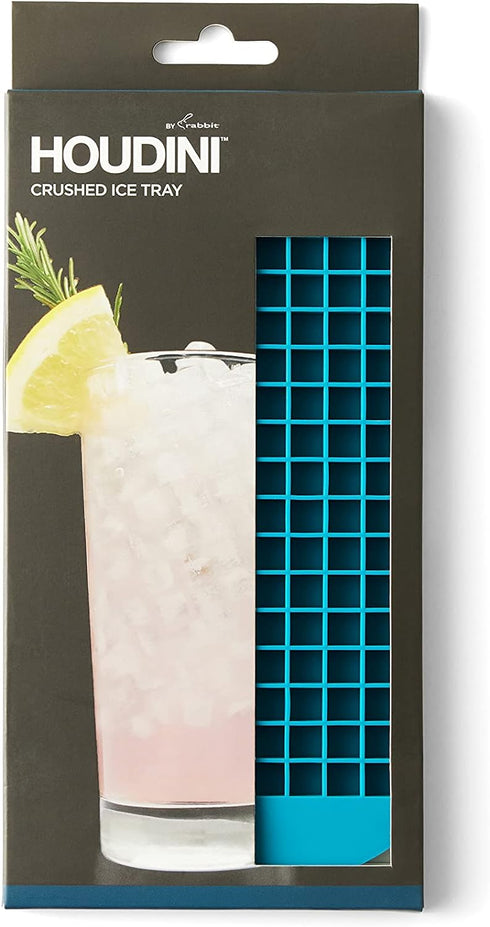 Houdini Crushed Ice Cubes Tray, Produces 160 Mini Cubes, Blue...
