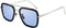 FEISEDY Retro 70s Pilot Sunglasses Tony Sunglasses Trendy Women Square Sun Glasses B2510...