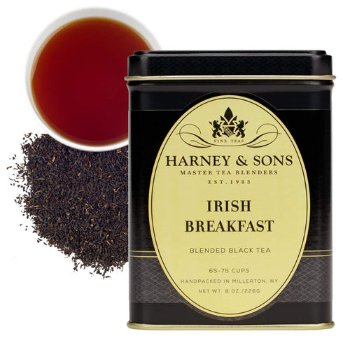 Harney & Sons Irish Breakfast Tea, Loose Tea in 8 oz tin...