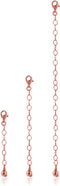 SEA OF ICE 3 Pieces Set Sterling Silver Extenders Chain for Necklace Bracelet Anklet, 1" 2" and 4"...