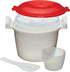 KitchenCraft Rice Cooker - Microwave Steamer, BPA Free Plastic, 1.5 Litre, White/Red...
